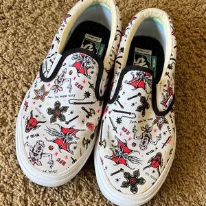 Stranger Things Vans slip on Unisex